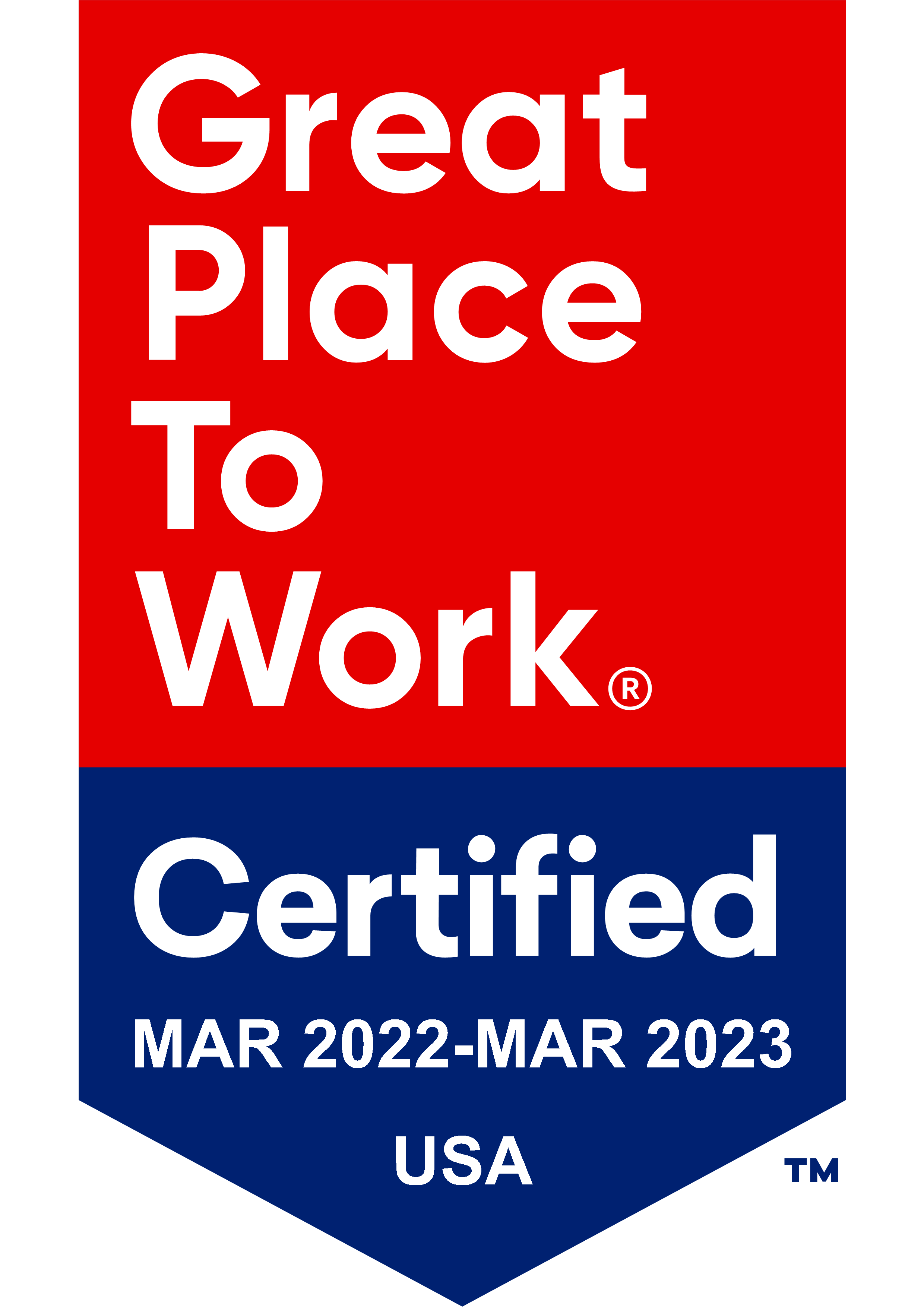 Certified Great Place to Work